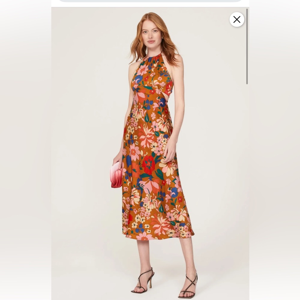 ASTR the Label Talitha Floral Halter Dress
